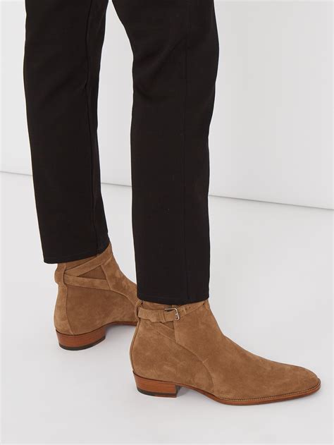 ysl mens ankle boot 2005|saint laurent boots clearance.